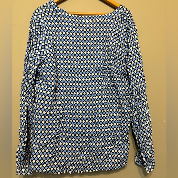 KAFFE Curve NWT Kcsaria Diamond Pattern Top - Picture 2 of 8